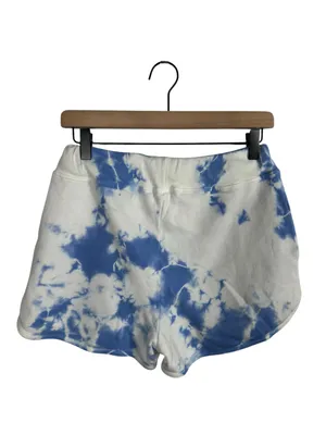 Daydreamer Sunny People Tie Dye Sweat Shorts Periwinkle Cloud NWT Small Made USA thumbnail 3