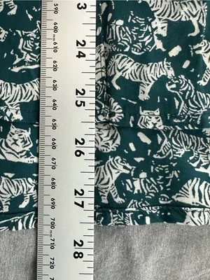 Anthropologie Maeve Tiger Animal Print Button V-Neck Woven Rayon Blouse Size 6 thumbnail 8