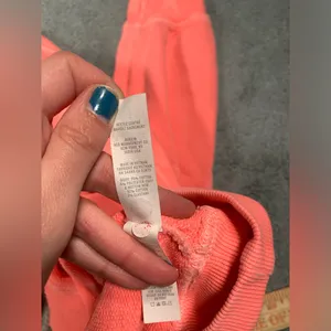 Aerie offline Coral Button-Up Cropped sweatshirt large thumbnail 7