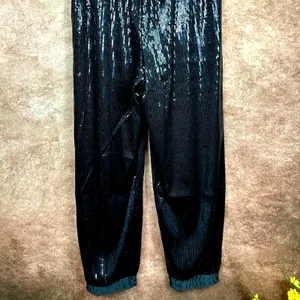 Shavonne Dorsey Sequin Jogger Black M thumbnail 12