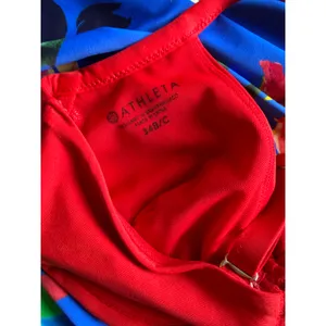 Athleta Twist Front Underwire Bikini Top | 34B/C | Red | Bra-Sized Swim Top thumbnail 5