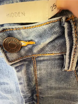 Hidden MidRise Skinny Jeans Distressed Size 25 Style 7694 cut 738 thumbnail 6