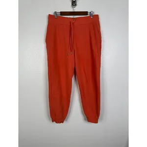 Lululemon Scuba High-Rise Jogger Warm Coral Orange Fleece Sweatpants Size 12 thumbnail 4