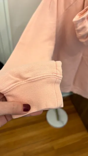 Pink Turtleneck Hooded Sweatshirt thumbnail 3