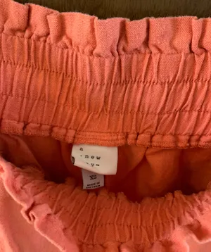 New Day Coral Linen pants thumbnail 2
