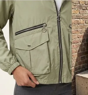 ZARA Olive Green Bomber Lightweight Jackets size M thumbnail 1