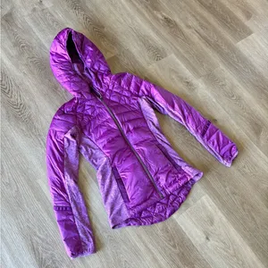 Lululemon Down For a Run Jacket in Tender Violet color size 4 thumbnail 4