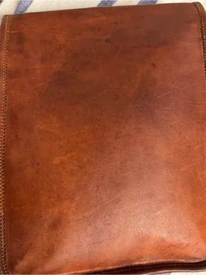 GVB Natural World Brown Genuine Leather Messenger Crossbody Satchel Bag Vintage thumbnail 8