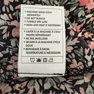 BB Dakota Steve Madden Floral Tiered Short Mini Dress Black Pink BL28140W Medium thumbnail 8