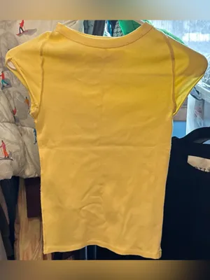 NWOT Free People We The Free Ever Had Tee - mellow yellow - XS thumbnail 10