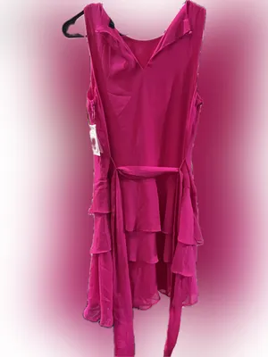 1. State Women's Fuchsia Tiered Maxi‎ Dress thumbnail 2