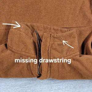 Avalanche Fleece Womens Small Rust Brown Quarter Zip Textured Pullover Top thumbnail 8