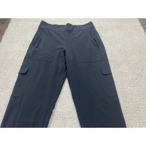 Athleta Pants Womens 12 Black Cargo Stretch Joggers Athletic Outdoor Zip Pocket thumbnail 7