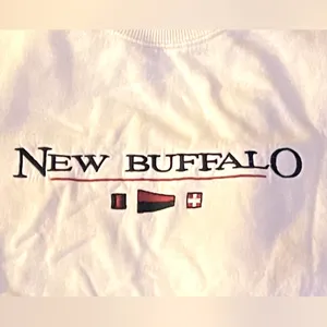Gildan ⛵️🎣New Buffalo, MI Sweatshirt🎣⛵️~ med thumbnail 3