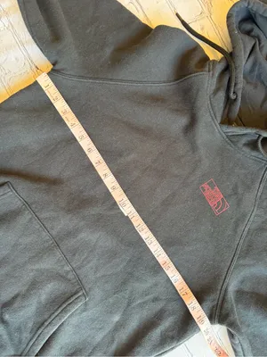 The North Face Womens Medium Hoodie Sweatshirt Rainbow Logo Spell Out EUC Pride thumbnail 4