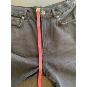 COS Black Jeans Women's 26 Wide Crop‎ 3/4 High Rise Straight Minimal Capsule thumbnail 13