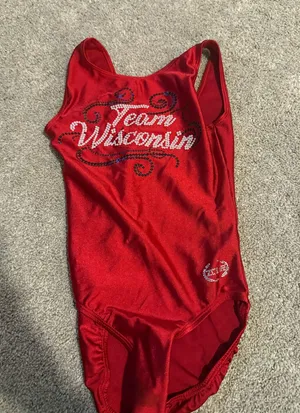 Gymnastics leotard Red thumbnail 1
