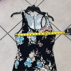 Papaya Women black Party Sleeveless floral Bodycon dress size‎ small thumbnail 7