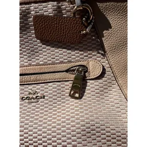 Coach Legacy Jacquard Canvas Edie 31 Medium Shoulder Bag 29848 Beechwood Gold thumbnail 9