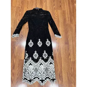 Alexis Helina Black White Bodycon Midi Dress Sleeveless Cocktail Size S thumbnail 9