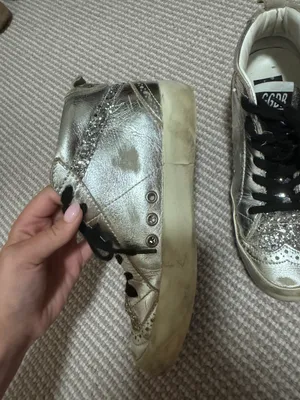 Golden Goose Midstar Grey Silver Sequin thumbnail 4
