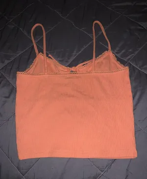 Coral Crop Top thumbnail 2