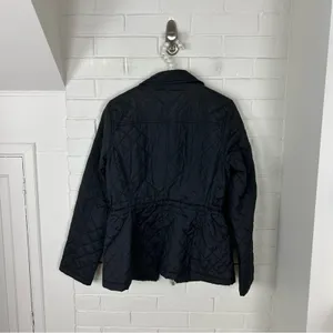 Michael Michael Kors Black Quilted Zip Front Puffer Jacket Size S thumbnail 6
