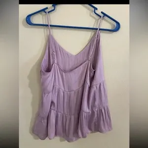 Naked Zebra Purple Tiered Camisole Top thumbnail 2