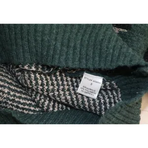 Lumière Green Leopard Print Knit Crewneck Sweater thumbnail 7