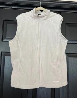 Patagonia woman’s fleece vest cream XL‎ thumbnail 1
