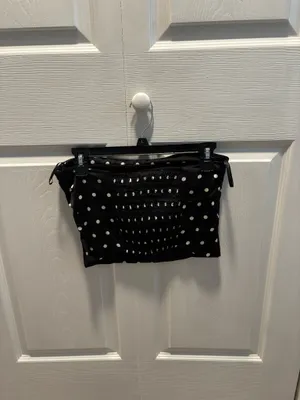 TJ Maxx Black and White polkadot tube top thumbnail 2