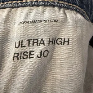 7 For All Mankind Ultra High Rise Jo Wide Leg‎ Jeans Blue Denim Womens Size 32 thumbnail 2