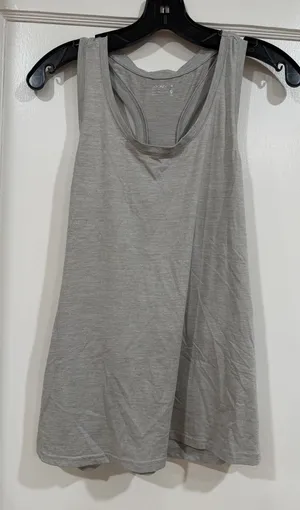 Jockey Light Gray Racerback Tank Top Size M thumbnail 1