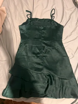 Lulus Green Satin Mini Dress thumbnail 3
