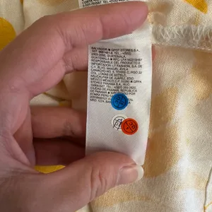 Old Navy Yellow Floral Linen Blend Mini Dress‎ L Adjustable Straps Sundress thumbnail 9