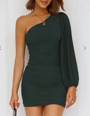 Hello Molly One-Shoulder Dress thumbnail 1
