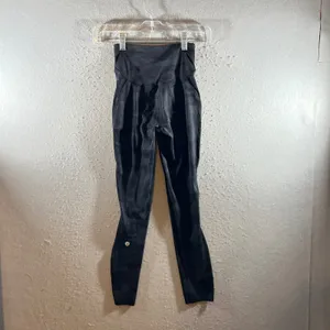 1247 |‎ Lululemon Align Camo High Rise Athletic Yoga Leggings Black Womens 0 thumbnail 2