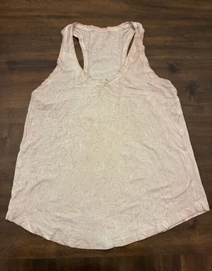Lululemon Love Tank Top Size 8 Pink Summit Wash Smoky Topaz Shirt thumbnail 1