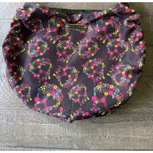 Betsey Johnson colorful floral happy skull‎ pattern hobo bag thumbnail 2