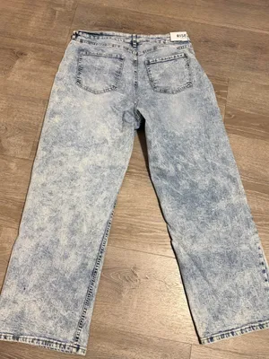 NWT Rise Apparel Co Wide Leg Acid Wash Jeans thumbnail 2