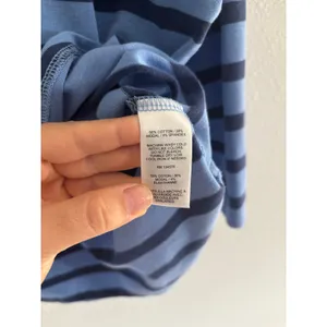 Vineyard Vines‎ Deluxe Tee Womens Medium Newport Blue Striped Coastal Beachy thumbnail 6