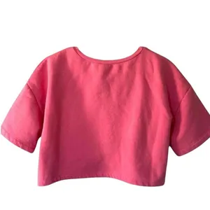 Zara Cropped Short‎ Sleeve Sweat Shirt thumbnail 3