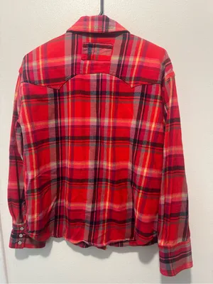 We The Free Plaid button down thumbnail 6