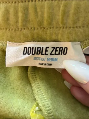 Double Zero Lime Green Terry Fleece Lined Shorts thumbnail 4