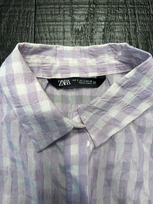 ZARA Plaid Top thumbnail 2