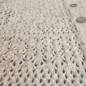 Joie Light Gray Cardigan Sweater Button‎ Front Loose Knit S Small thumbnail 5