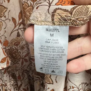Miss Me Boho Kimono Duster Floral Print thumbnail 6