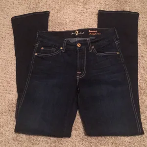 7 For All Mankind Kimmie Dark Wash Straight Leg Jeans Minimalist Capsule Denim thumbnail 2
