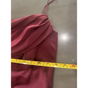 Betsy & Adam burgundy maxi dress‎ size 4 thumbnail 8