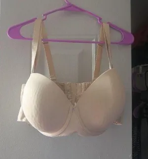 Cacique by Lane Bryant lightweight multiway strapless bra in tan size 42DD thumbnail 1